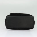 GUCCI Bamboo Hand Bag Suede 2way Black Gold 002 2058 0508 0 Auth ep9453-5