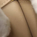 LOUIS VUITTON Monogram Vernis Motto Accessory Pouch Beige M91136 LV Auth ep9462-12
