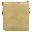 LOUIS VUITTON Monogram Vernis Motto Accessory Pouch Beige M91136 LV Auth ep9462-2