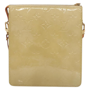 LOUIS VUITTON Monogram Vernis Motto Accessory Pouch Beige M91136 LV Auth ep9462 - 0