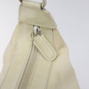 GUCCI Bamboo Hand Bag Nylon White Gold 000 1956 0531 Auth ep9465-10