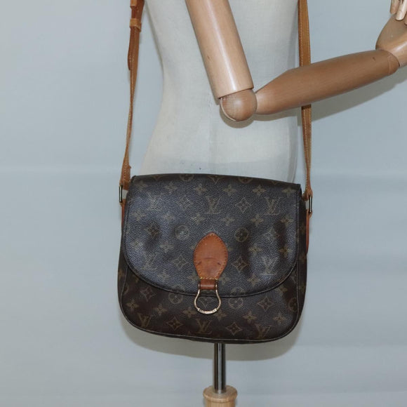 LOUIS VUITTON Monogram Monogram Saint Cloud GM Shoulder Bag M51242 Auth ep9469