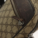 GUCCI GG Supreme Shoulder Bag PVC Beige Silver 101680 Auth ep9473-17