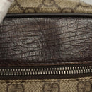 GUCCI GG Supreme Shoulder Bag PVC Beige Silver 101680 Auth ep9473-18