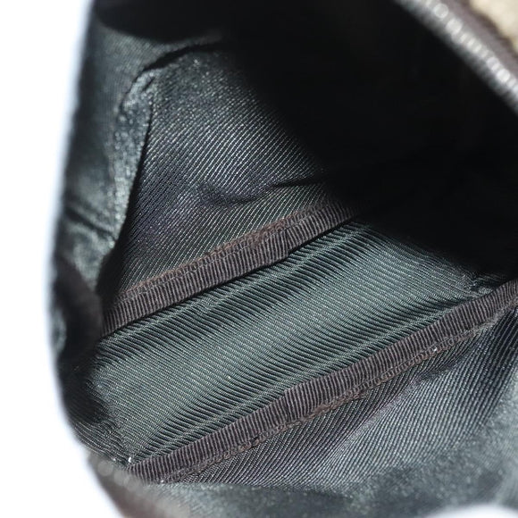 GUCCI GG Supreme Shoulder Bag PVC Beige Silver 101680 Auth ep9473