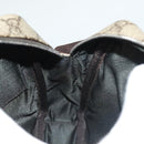 GUCCI GG Supreme Shoulder Bag PVC Beige Silver 101680 Auth ep9473-20