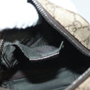 GUCCI GG Supreme Shoulder Bag PVC Beige Silver 101680 Auth ep9473-22