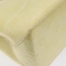 LOUIS VUITTON Monogram Vernis Reade PM Hand Bag Perle M91336 LV Auth ep9475-16