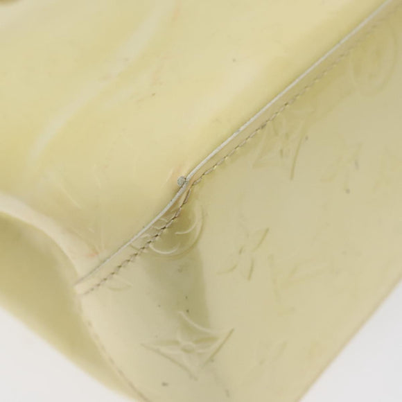 LOUIS VUITTON Monogram Vernis Reade PM Hand Bag Perle M91336 LV Auth ep9475