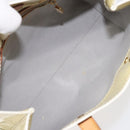 LOUIS VUITTON Monogram Vernis Reade PM Hand Bag Perle M91336 LV Auth ep9475-11