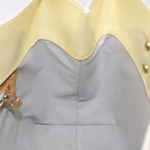 LOUIS VUITTON Monogram Vernis Reade PM Hand Bag Perle M91336 LV Auth ep9475