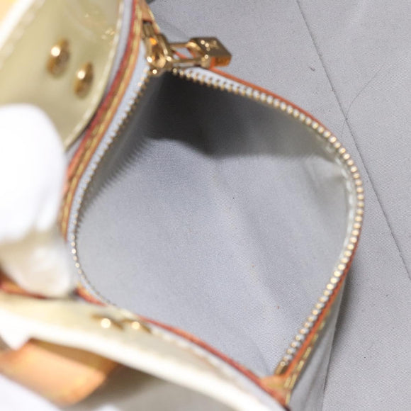 LOUIS VUITTON Monogram Vernis Reade PM Hand Bag Perle M91336 LV Auth ep9475