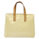 LOUIS VUITTON Monogram Vernis Reade PM Hand Bag Perle M91336 LV Auth ep9475-13