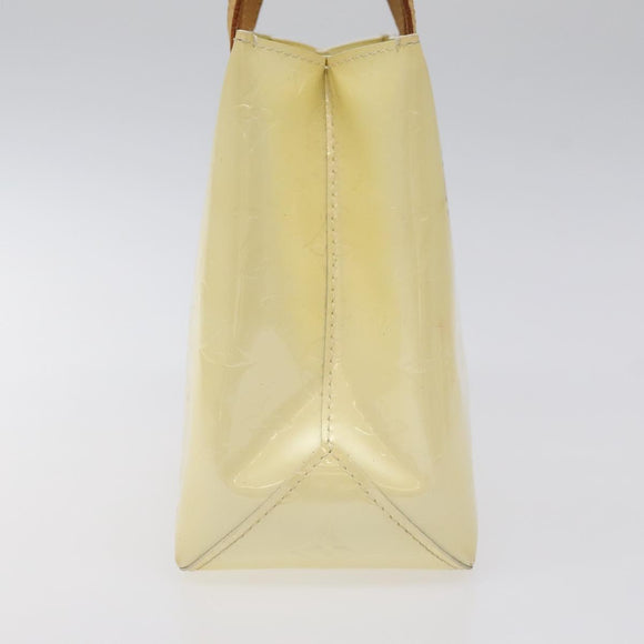 LOUIS VUITTON Monogram Vernis Reade PM Hand Bag Perle M91336 LV Auth ep9475