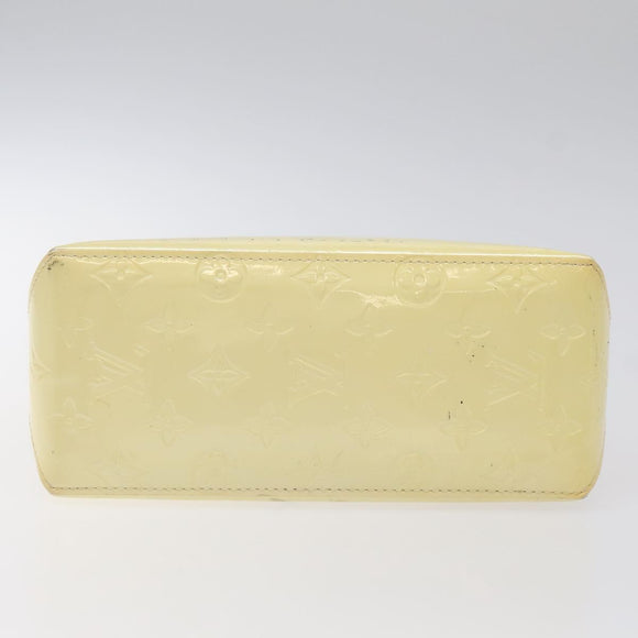 LOUIS VUITTON Monogram Vernis Reade PM Hand Bag Perle M91336 LV Auth ep9475