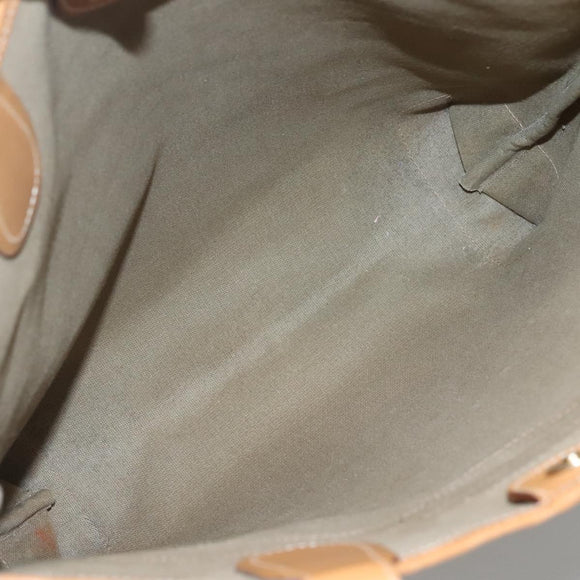 GUCCI Micro GG Supreme Web Sherry Line Bag PVC Beige Gold Auth ep9489