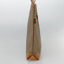 GUCCI Micro GG Supreme Web Sherry Line Bag PVC Beige Gold Auth ep9489-4