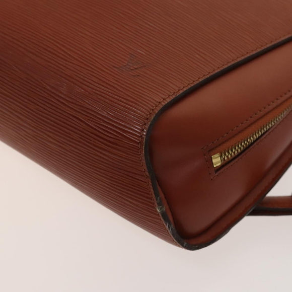 LOUIS VUITTON Epi Mabillon Backpack Brown M52233 LV Auth ep9502