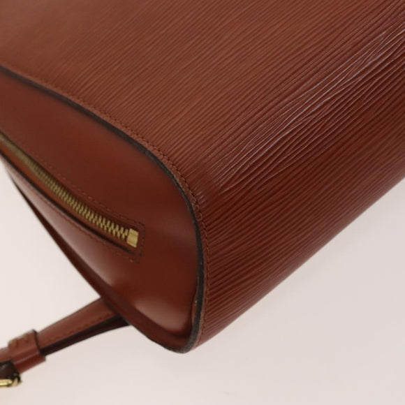 LOUIS VUITTON Epi Mabillon Backpack Brown M52233 LV Auth ep9502