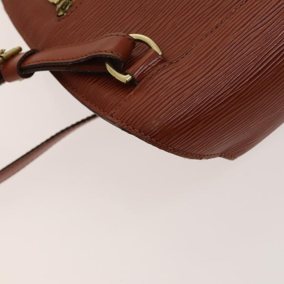 LOUIS VUITTON Epi Mabillon Backpack Brown M52233 LV Auth ep9502
