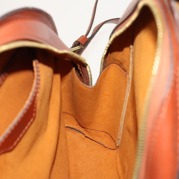 LOUIS VUITTON Epi Mabillon Backpack Brown M52233 LV Auth ep9502