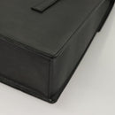 Burberrys Hand Bag Leather Black Silver Auth ep9512-13