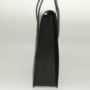 Burberrys Hand Bag Leather Black Silver Auth ep9512-5
