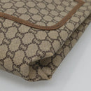 GUCCI GG Plus Supreme Web Sherry Line Tote Bag PVC Beige Red Green Auth ep9518-9