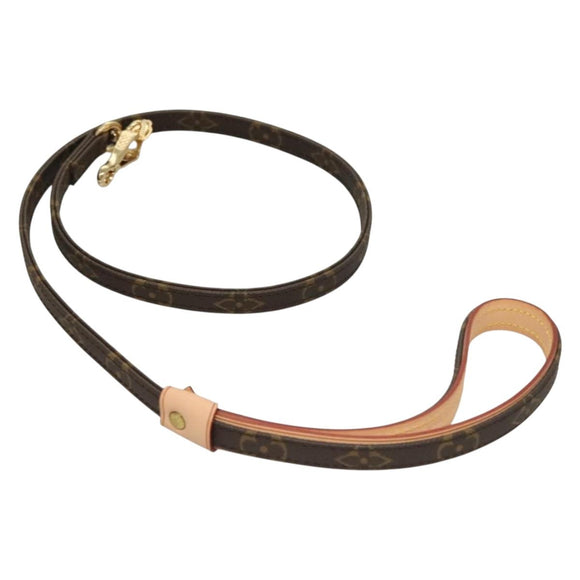 LOUIS VUITTON Monogram Less Baxter MM Dog Leash M58056 LV Auth ep9522V
