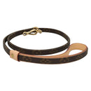 LOUIS VUITTON Monogram Less Baxter MM Dog Leash M58056 LV Auth ep9522V-2