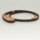 LOUIS VUITTON Monogram Less Baxter MM Dog Leash M58056 LV Auth ep9522V-4