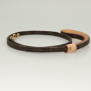 LOUIS VUITTON Monogram Less Baxter MM Dog Leash M58056 LV Auth ep9522V-5