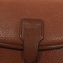 Burberrys Shoulder Bag Leather Brown Gold Auth ep9523-17