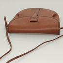 Burberrys Shoulder Bag Leather Brown Gold Auth ep9523-6