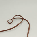 Burberrys Shoulder Bag Leather Brown Gold Auth ep9523-8