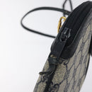 GUCCI GG Supreme Sherry Line Shoulder Bag PVC Navy Gold 68 02 047 Auth ep9524-15