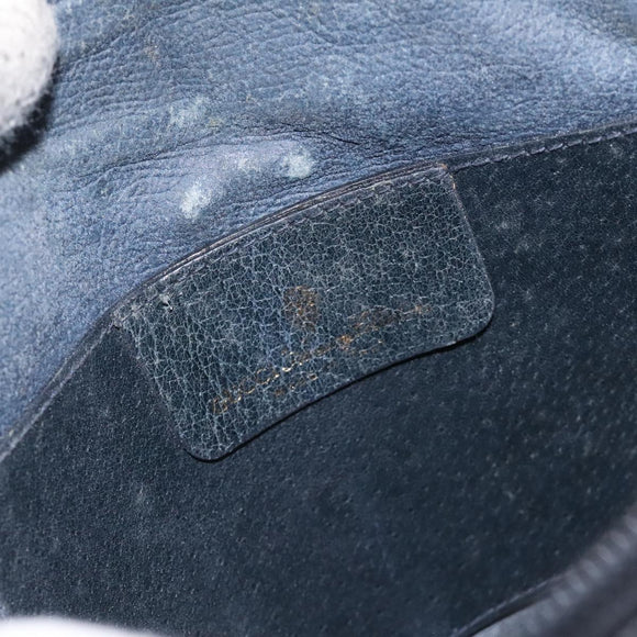 GUCCI GG Supreme Sherry Line Shoulder Bag PVC Navy Gold 68 02 047 Auth ep9524