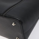 BURBERRY Hand Bag Leather Black Silver Auth ep9535-9