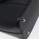 BURBERRY Hand Bag Leather Black Silver Auth ep9535-16