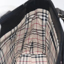 BURBERRY Hand Bag Leather Black Silver Auth ep9535-18