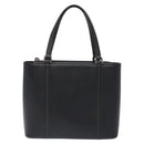 BURBERRY Hand Bag Leather Black Silver Auth ep9535-13