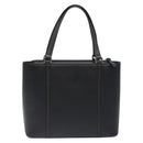 BURBERRY Hand Bag Leather Black Silver Auth ep9535-2