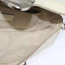 LOUIS VUITTON Epi Pochette Montaigne Bag White Yvoire M5929J LV Auth ep9537-18