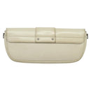 LOUIS VUITTON Epi Pochette Montaigne Bag White Yvoire M5929J LV Auth ep9537-2
