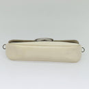 LOUIS VUITTON Epi Pochette Montaigne Bag White Yvoire M5929J LV Auth ep9537-6