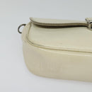 LOUIS VUITTON Epi Pochette Montaigne Bag White Yvoire M5929J LV Auth ep9537-7