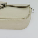 LOUIS VUITTON Epi Pochette Montaigne Bag White Yvoire M5929J LV Auth ep9537-14