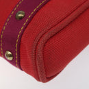 LOUIS VUITTON Antigua Cabas PM Tote Bag Canvas Rouge M40037 LV Auth ep9539-9