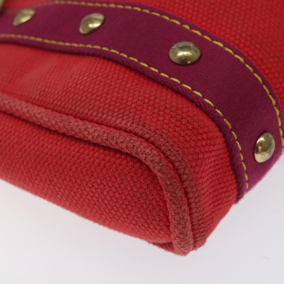 LOUIS VUITTON Antigua Cabas PM Tote Bag Canvas Rouge M40037 LV Auth ep9539