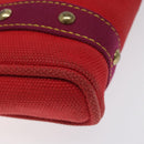 LOUIS VUITTON Antigua Cabas PM Tote Bag Canvas Rouge M40037 LV Auth ep9539-16